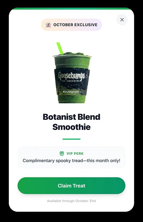 Botanist Blend Smoothie offer