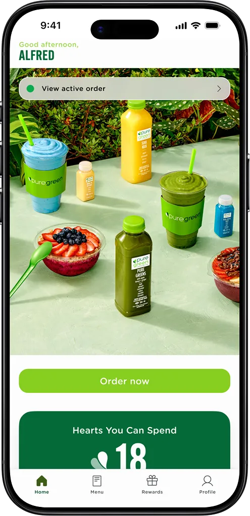 PG Rewards App Screenshot