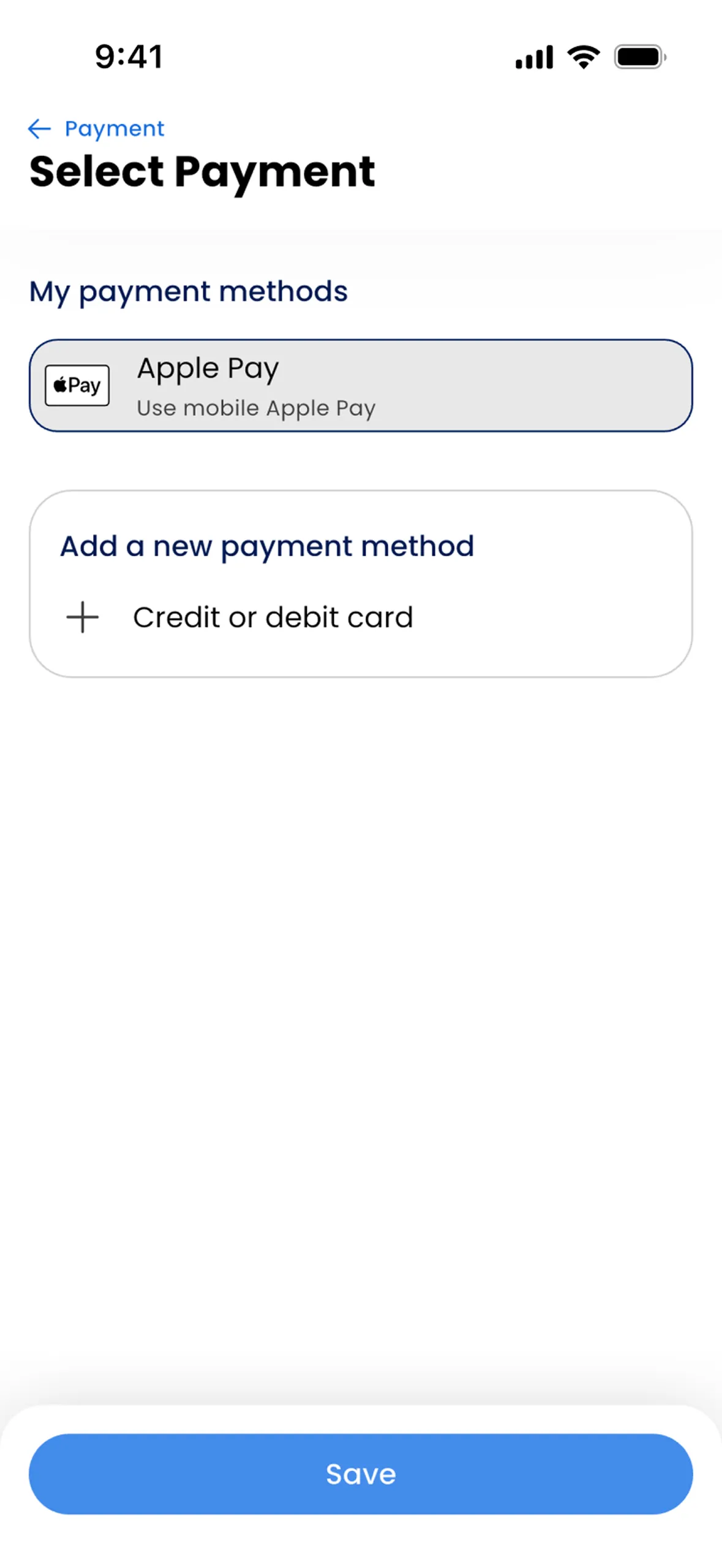Checkout & Payment screen preview